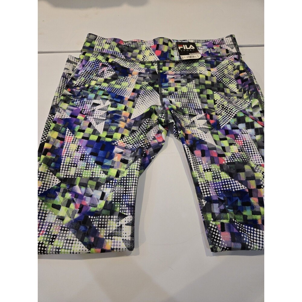 Fila Sport Women's Running Sport Leggings Multicolor Size Small Nwt